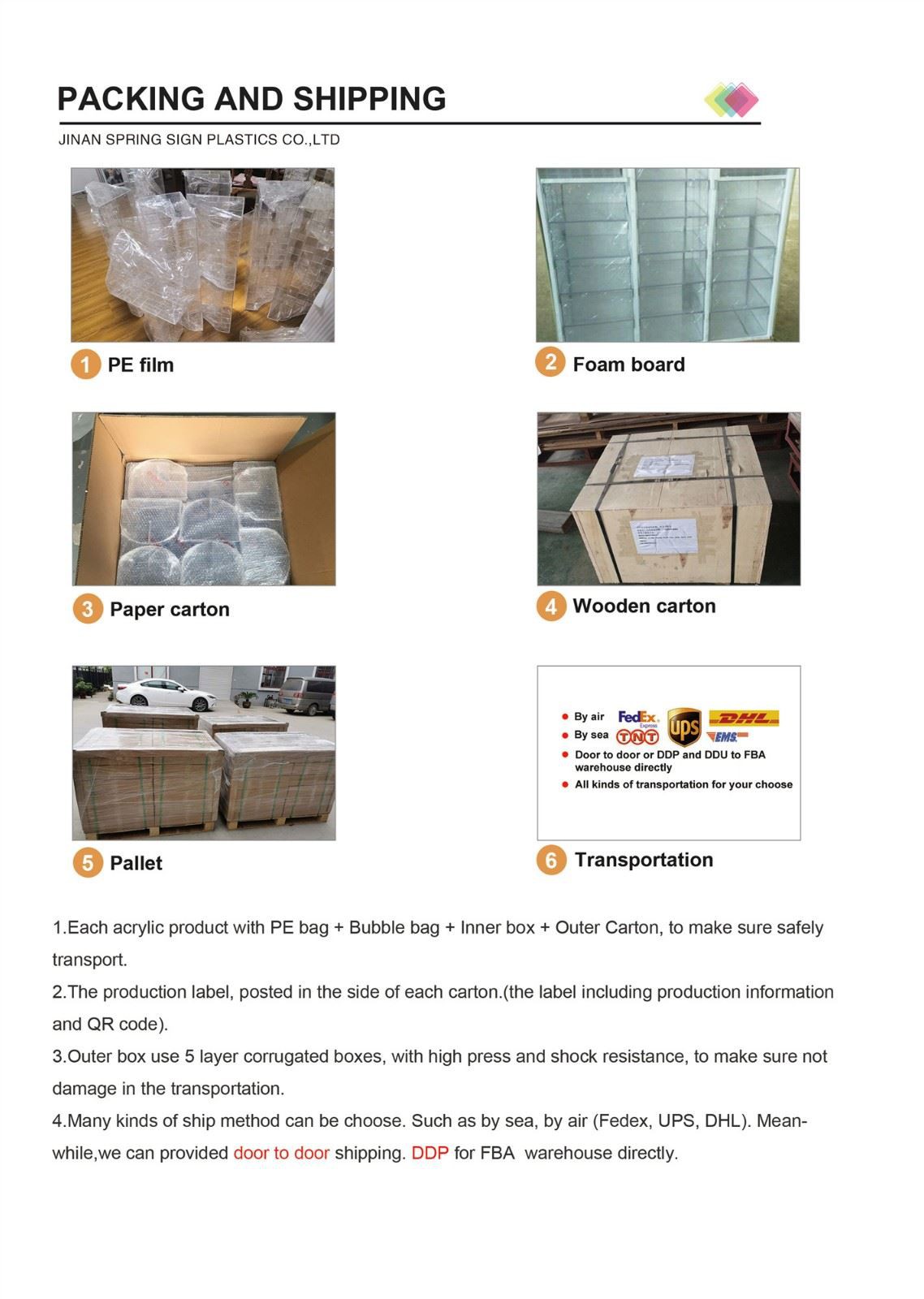 acrylic product