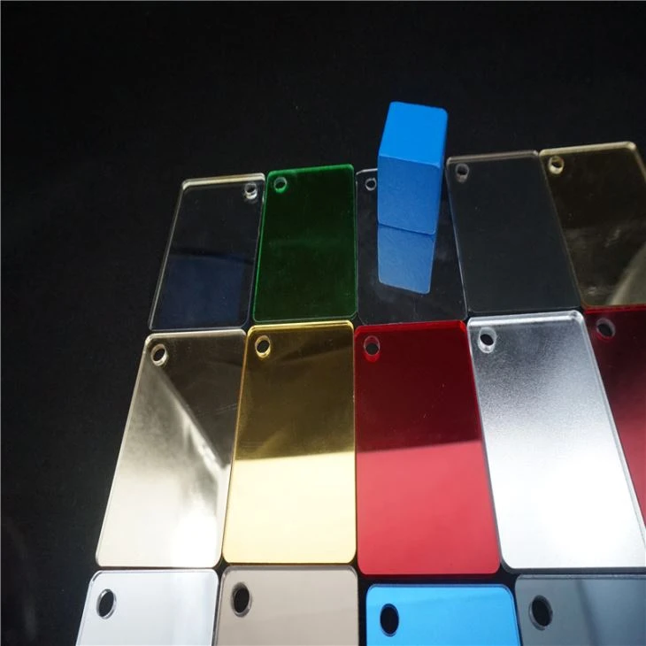 Sliver Mirror Acrylic Sheet Unbreakable Plexi Glass Sheet 3mm